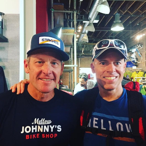 Lance Armstrong Tom Crandall Mellow Johnnys Austin
