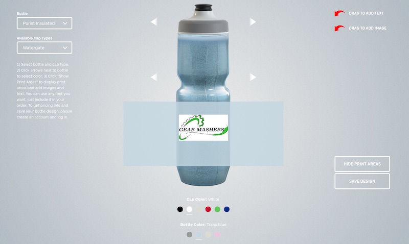Specialized Custom Water Bottles