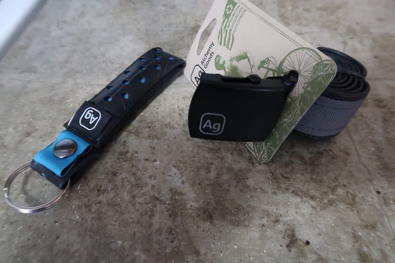 Alchemy Goods UpCycling Review Belt and Keychain 2017