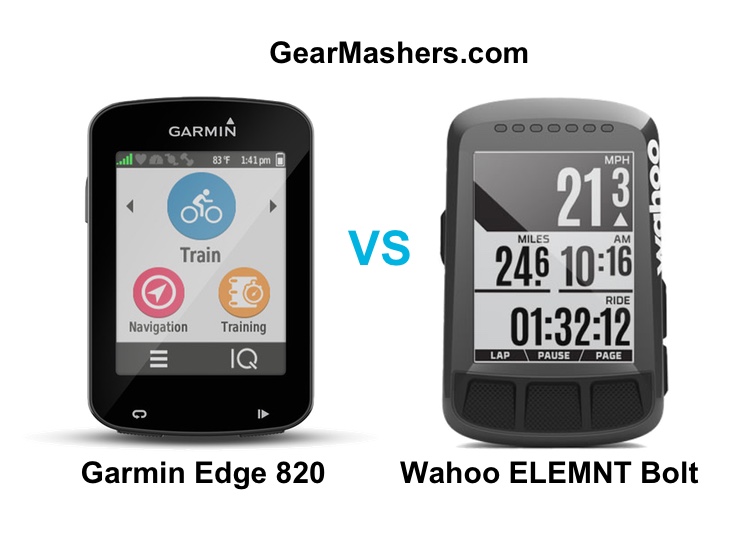 Garmin Edge 820 vs Wahoo ELEMNT Bolt