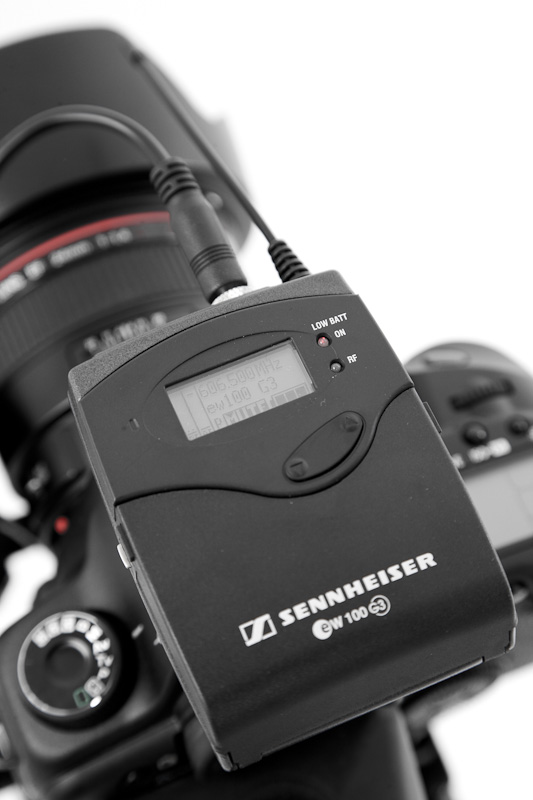 Sennheiser Wireless Receiver On Camera