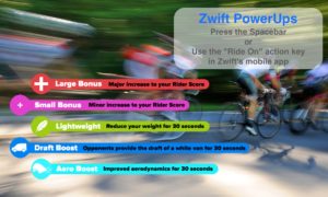 Zwift PowerUps Lightweight Draft Aero