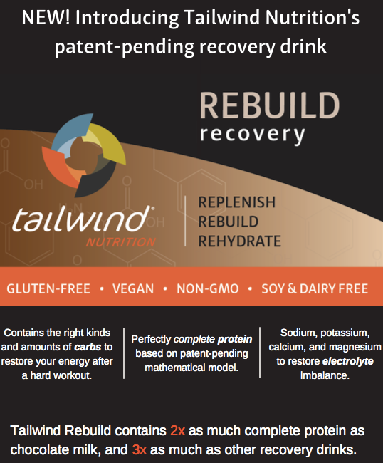 Tailwind Nutrition Rebuild Recovery Mix Review 2018