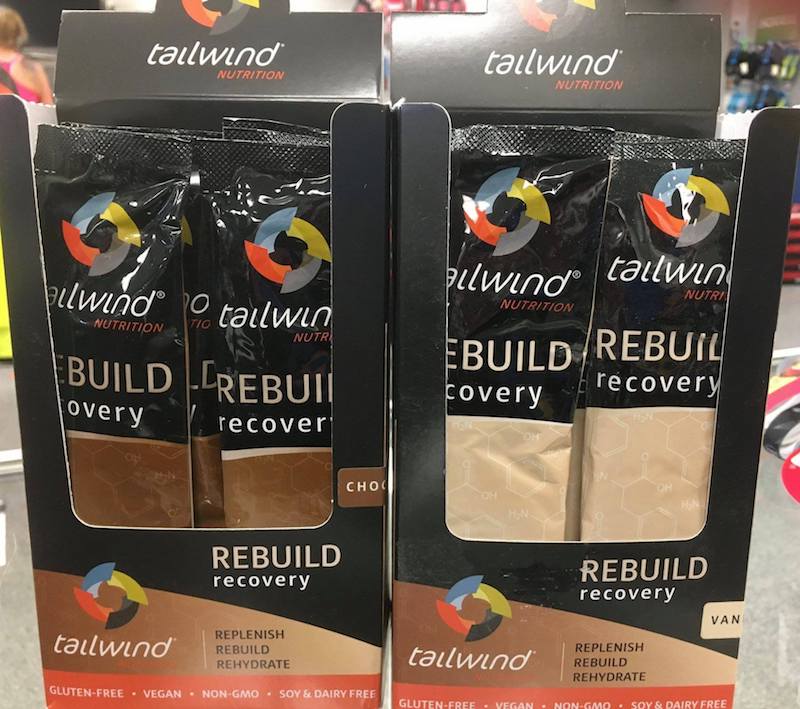 Tailwind Nutrition Rebuild Recovery Mix single serving packs