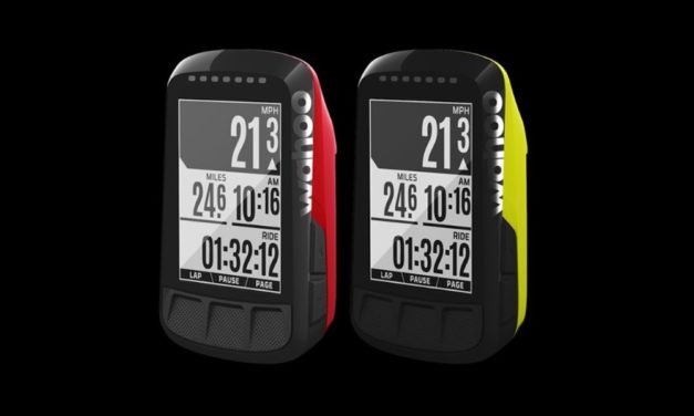Red & Yellow Wahoo ELEMNT Bolt Cycling Computer