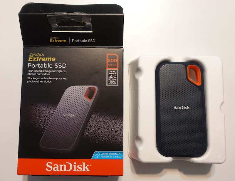 SandDisk Extreme Portable SSD Review Unboxing