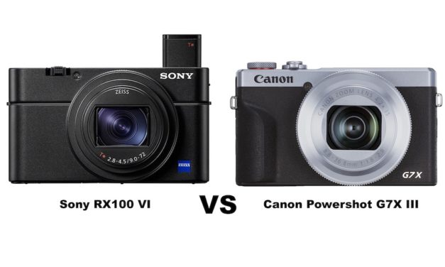 Sony RX100 VII vs Canon Powershot G7X Mark III
