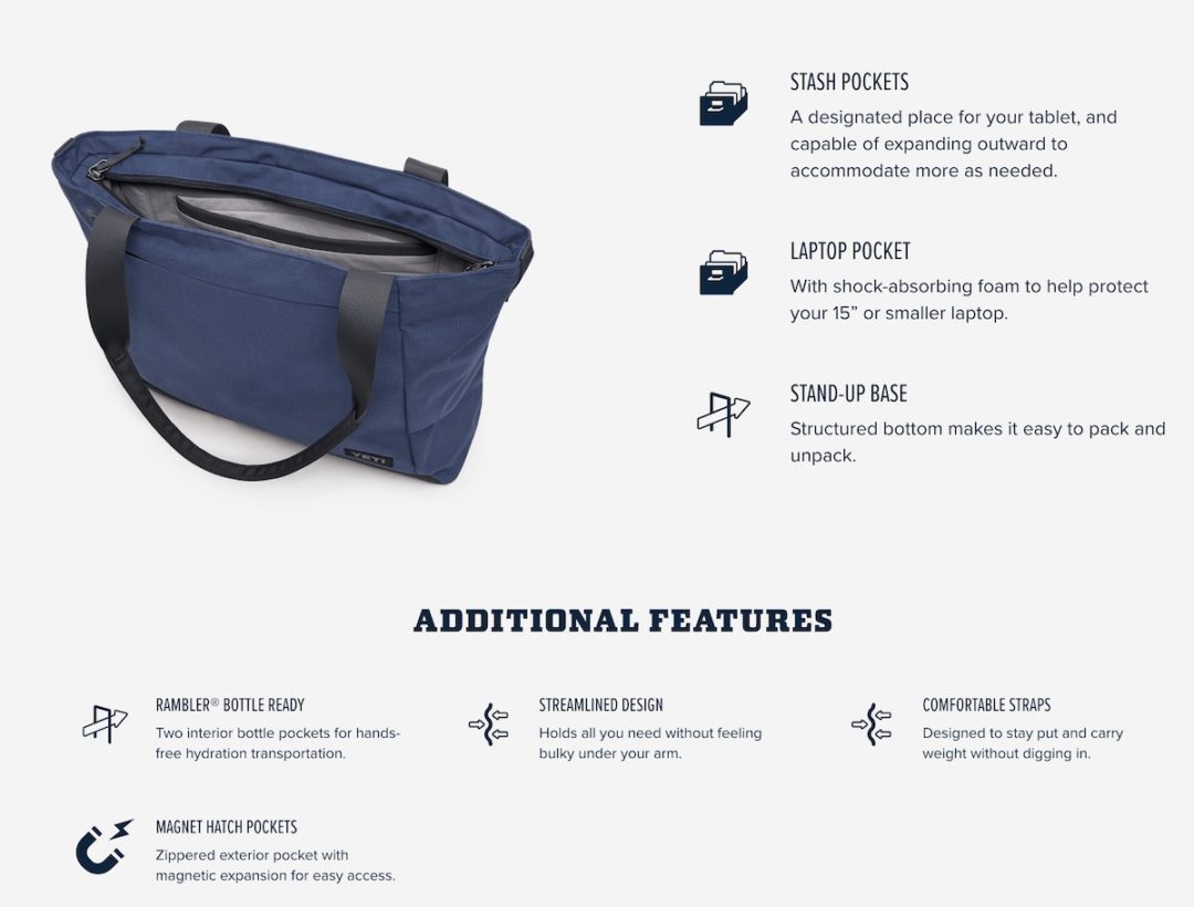 YETI Crossroads Backpack 23 and YETI Crossroads Tote 16 Bag Review