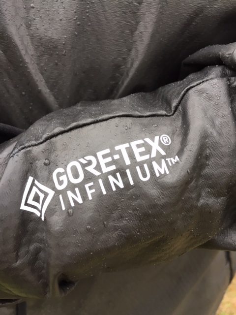 Gore-Tex Infinium Logo On The Arm